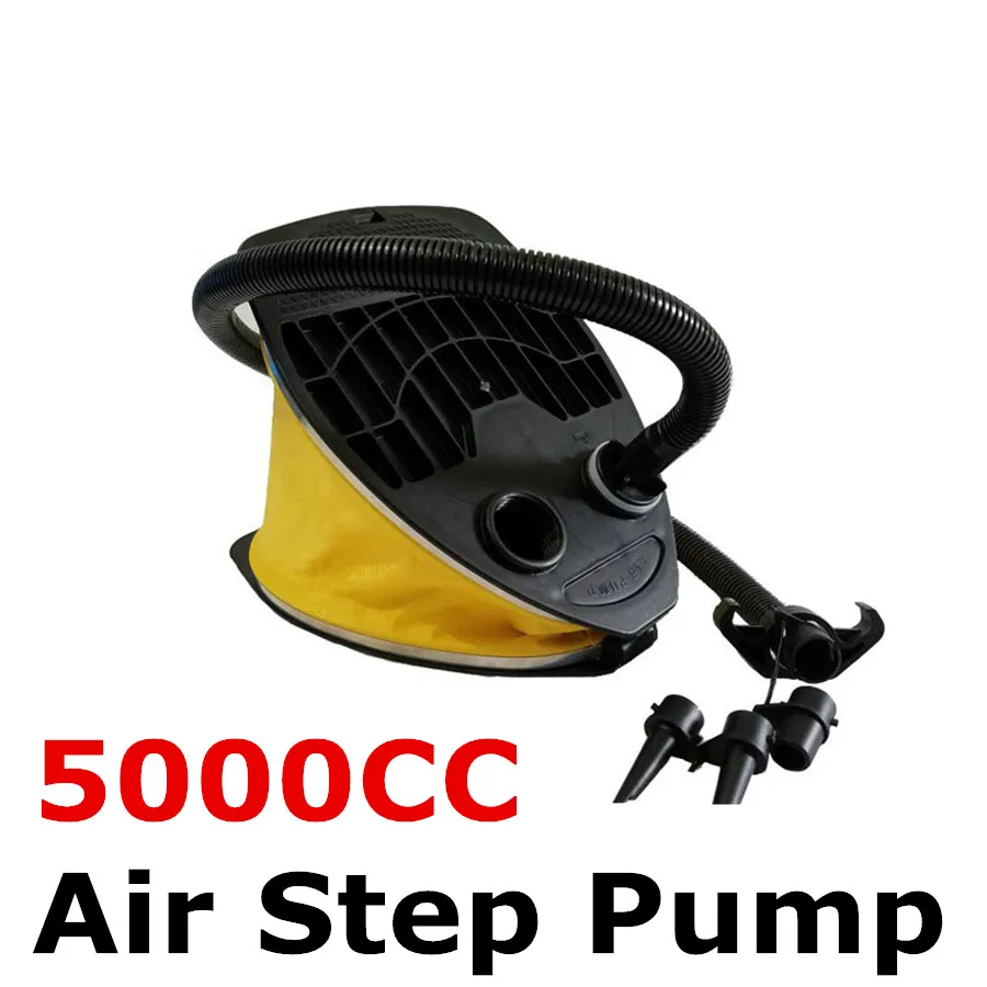 

Instock 11 inch 5000cc Air Step Inflation Foot Pump Inflator For Air Beds Lilo Pool Kayak Boat with 3 nozzle