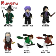 

Single Sale legoing Draco Malfoy Jacob Kowalski Death Eaters Building Blocks Toys For Children Gifts Harry Potter PG-1183