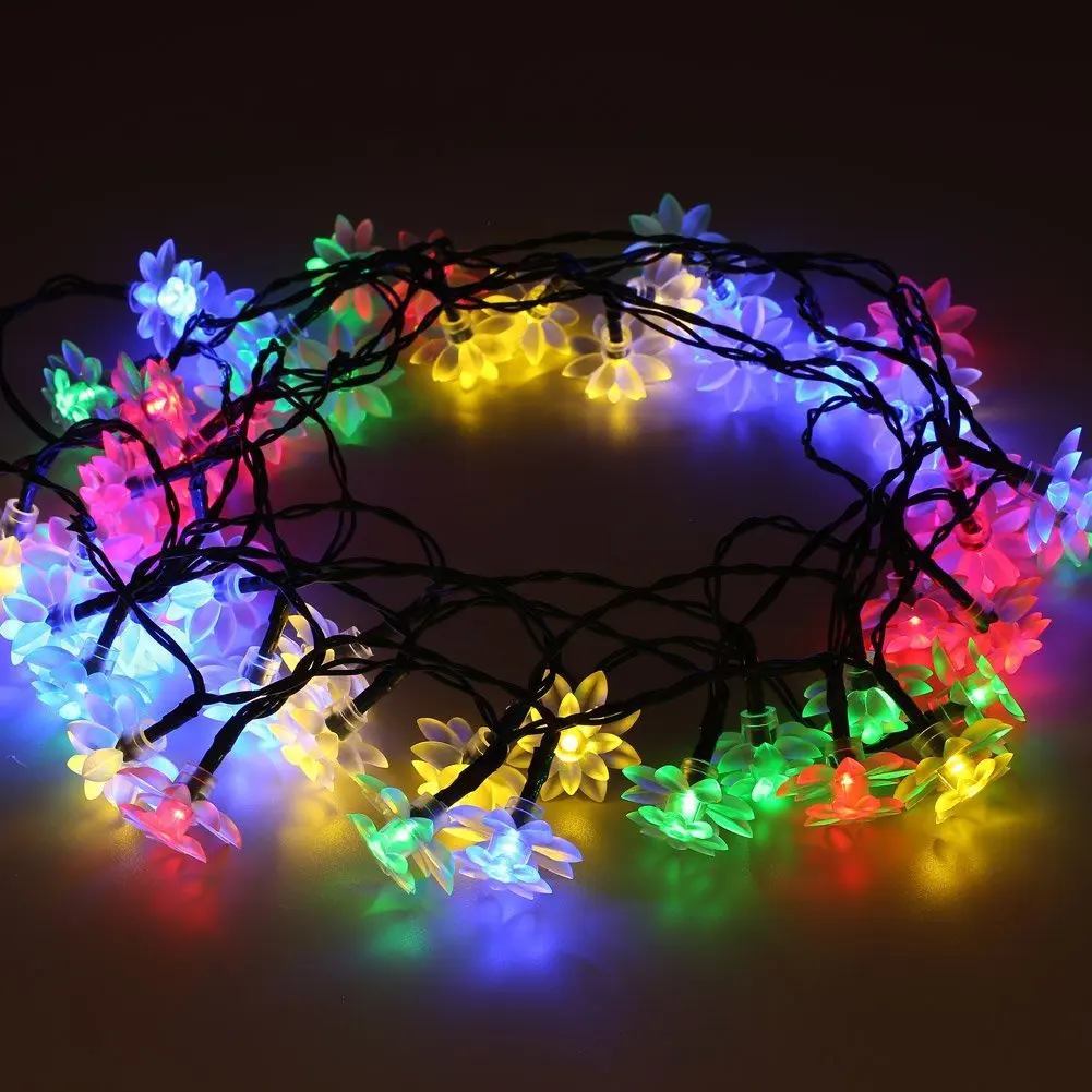 Buy 50 LED String Lights 6.8m Lotus Flower Light Solar