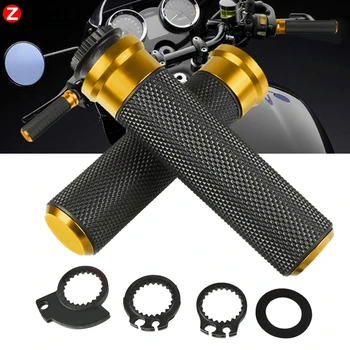 

Universal Handlebar Grips Hand Bar For SUZUKI GSF 250 600S 650 1200 BANDIT SFV650 GS 500 E/F Aluminum & Plastic Handle Bar Grips
