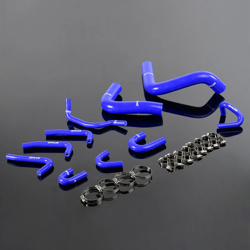 10 PCS Silicone Radiator Hose Clamps Kit For Toyota 90 95 Pickup 3.0L