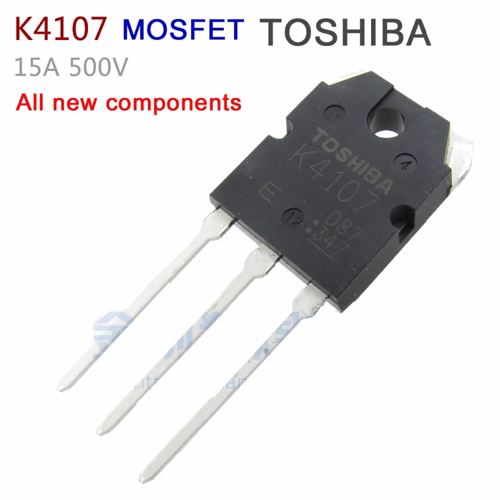 Freeshiping оригинальные новые компоненты TOSHIBA MOSFET K4107 15A500V (10 шт.)|mosfet|mosfet 10pcsmosfet 500v |