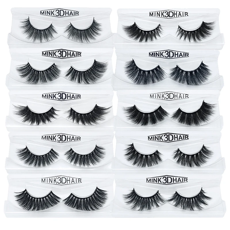 

Mangodot Fake Lashes 1Pair 3D Mink Eyelashes Luxury HandMade Cilios Long Lasting Volume Lash Extension Reusable False Eyelashes