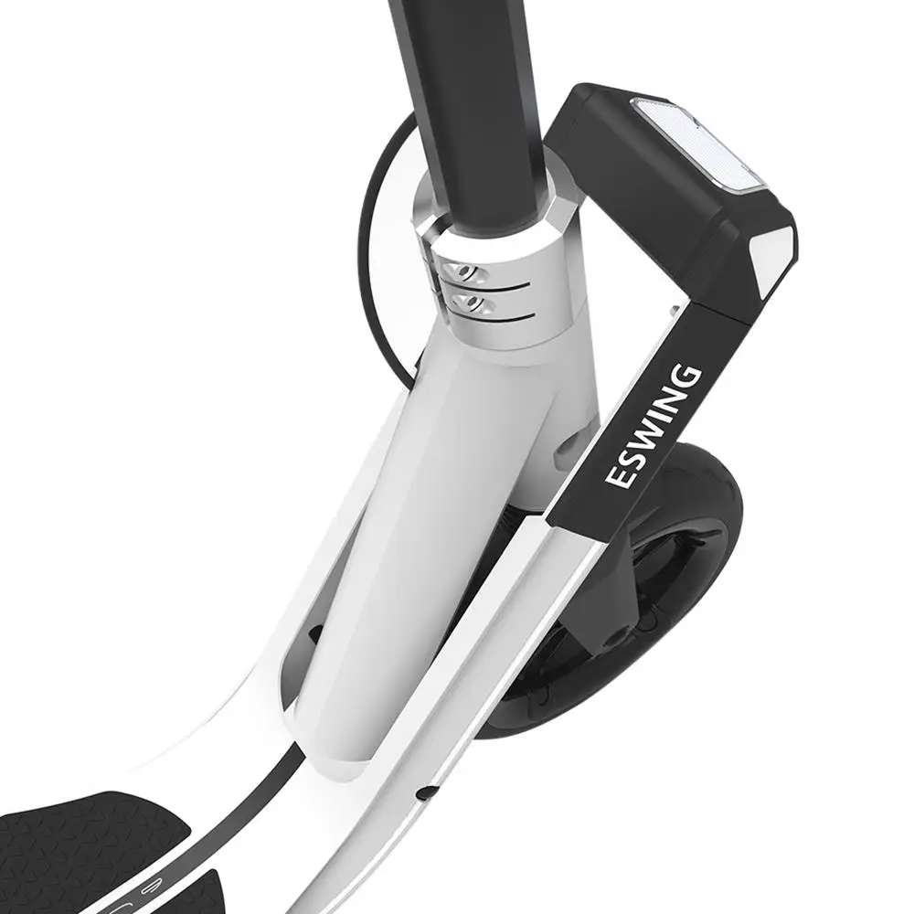 Flash Deal [Poland Stock] Eswing ESKICK Portable Folding Electric Scooter 250W Motor 25km/h 8 inch Solid Rear Anti-Skid Tire 11