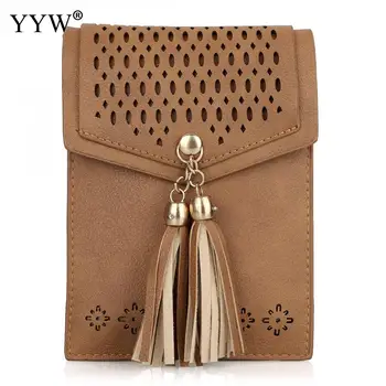 

2018 Pu Leather Tassels Clutch Bag Punk Style Hollow Out Shoulder Messenger Bags Vintage Softbags Vintage Purse Bags Gray