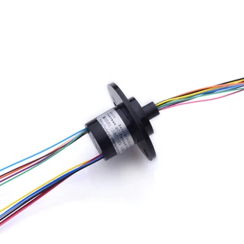 

SRC-22-12A 12 Channels Circute 2A Electric Collection Ring Carbon Brush Gimbal Slip Ring Out Diameter 22mm Capsule Slip Rings