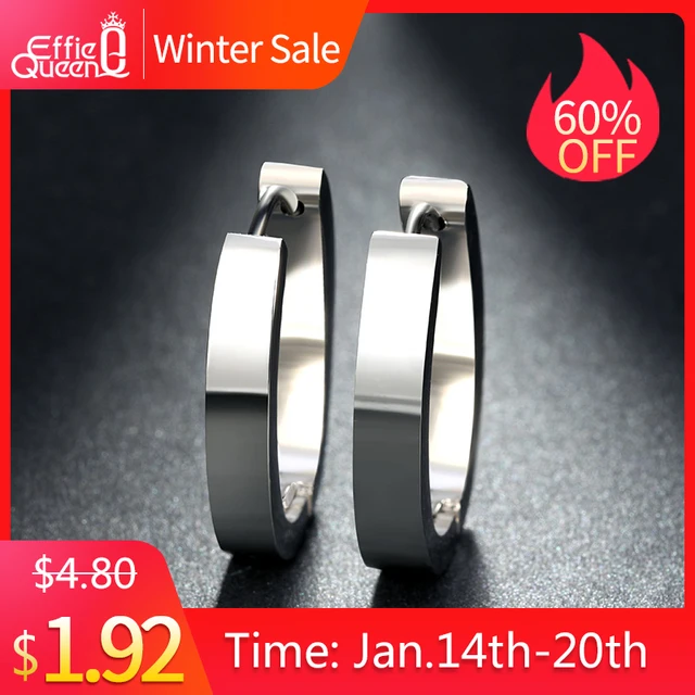 Effie Queen High Quality 316 L Stainless Steel Earrings for Women Perfect Polish Effie Queen High Quality 316 L Stainless Steel Earrings for Women Perfect Polish