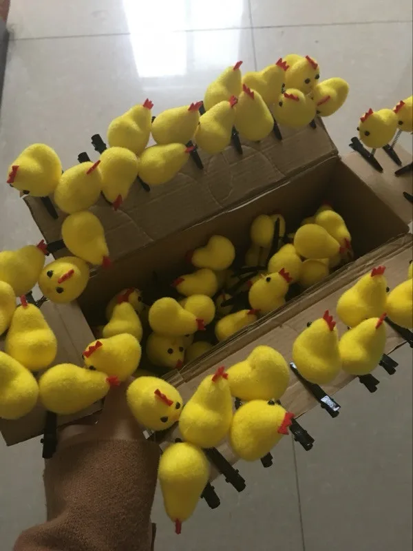 Little Yellow Chicken Hair Clip Fun Make up Decoration - Buyer's Showcase 7
