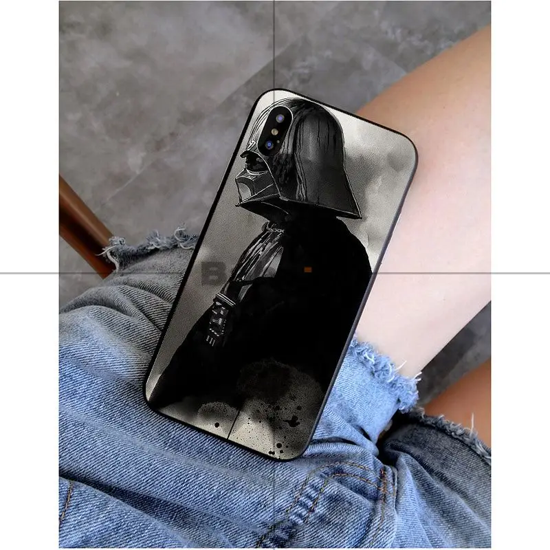 Babaite Darth vader star wars умный чехол черный мягкий чехол для iPhone X XS MAX 6 6s 7 7 plus 8 8 Plus 5 5S SE XR