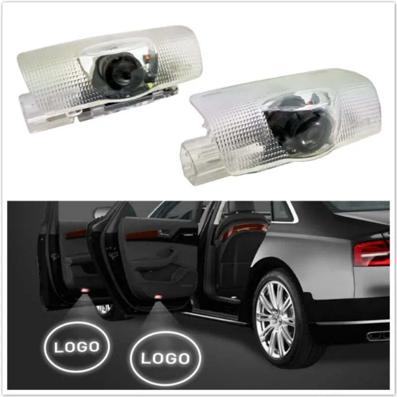 

2x LED Door Welcome Light For Toyota Camry Land Cruiser Prado Sequoia Reiz Highlander Corolla Prius Previa TUNDRA Alphard Sienna