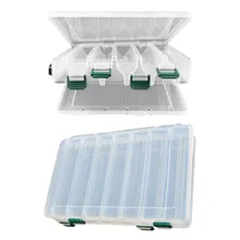 Горячая двухсторонняя коробка для рыболовных приманок коробка для рыбной ловли, Рыбная ловля наживка для кальмара джиг Pesca аксессуары коробка Minnows Bait рыболовный контейнер для снастей