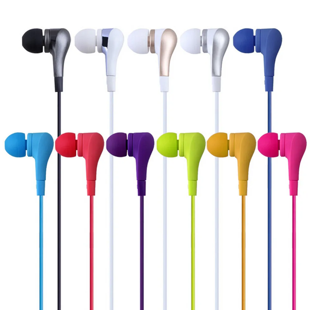 

Line Type Universal 3.5mm In-Ear Stereo Earbuds Earphone With Mic For Cell Phone Gaming Headset For Apple iPhone 6 6S&Samsung