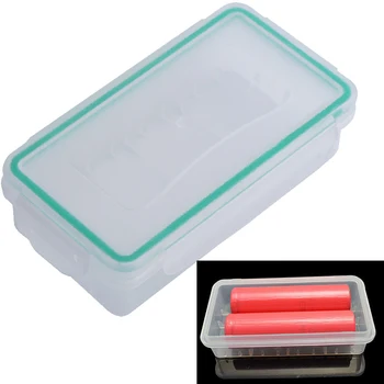 La più recente scatola di immagazzinaggio del supporto della custodia della batteria 18650 custodia rigida in plastica resistente all'usura custodia protettiva per batterie impermeabile