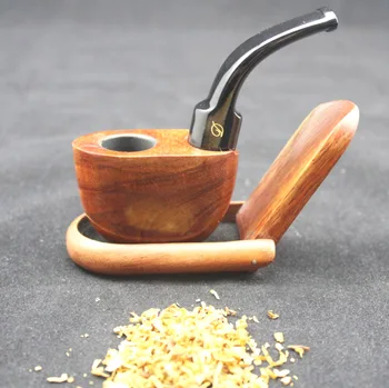 

16 Tools Mini Pocket Handmade Nature Rose Wood Tobacco Smoking Pipe Wooden Pipe + Pouch + Holder +10pcs 9mm Pipe Filters #kdhh