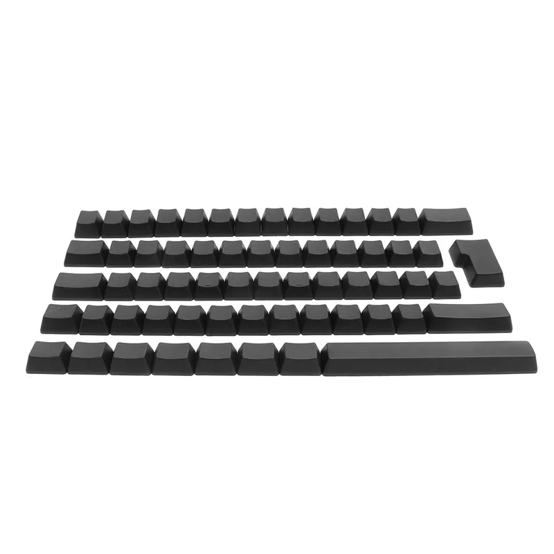 Белый Черный OEM профиль ISO Keycap толстые PBT 62 клавиши механическая клавиатура колпачки пустой ключ колпачки для игр Keyboad