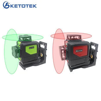 

KT902C 8 Lines Laser Level 630-670nm Vertical & Horizontal Powerful Laser Levels Red Green Laser Beam Line With Lock Function