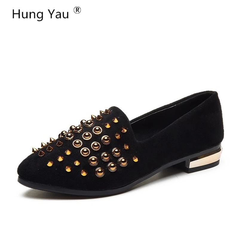 pointed flat loafers