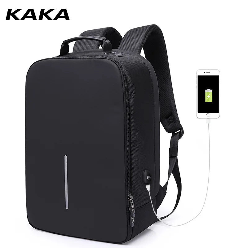 

KAKA Brand Designer 2018 New Unisex Daily School Backpack Men Waterproof Business Backpack for 15.6 Inch Laptop Large Capacity