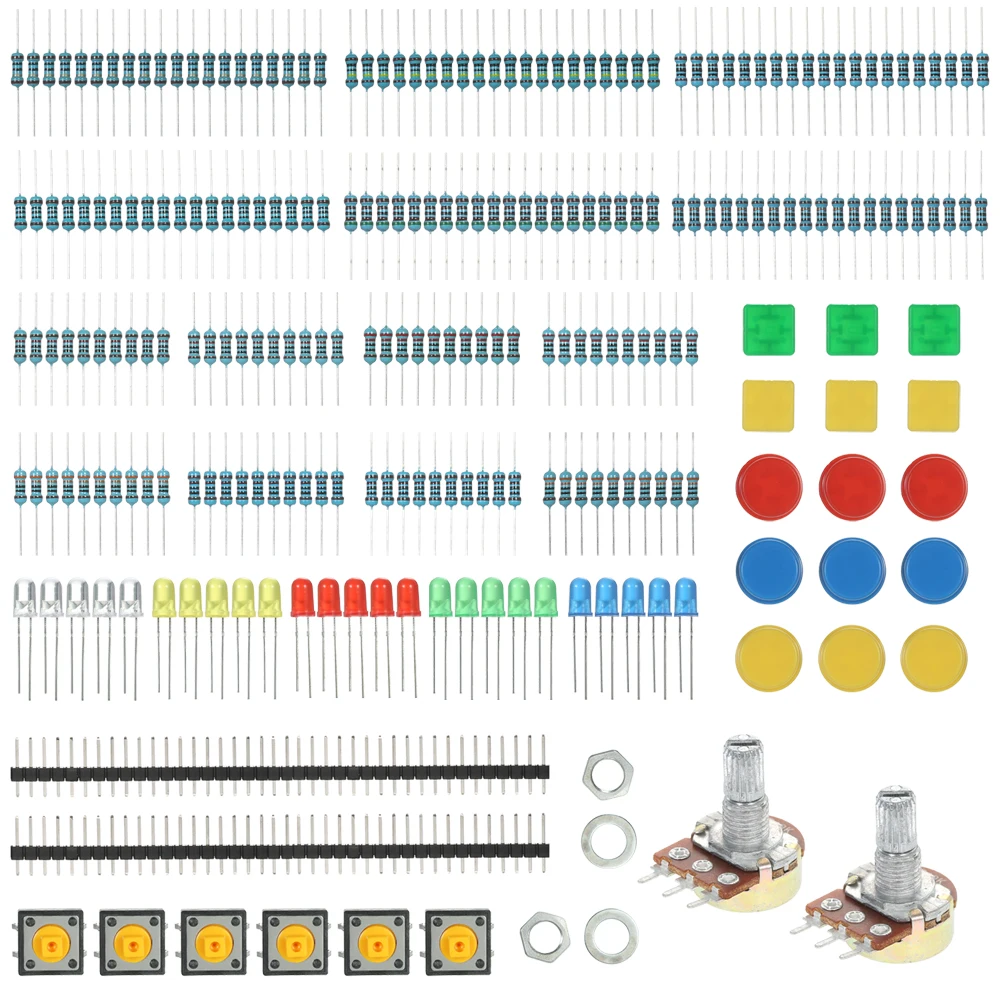 Электронные компоненты базовый стартовый комплект для Arduino UNO MEGA2560 светодиодный