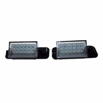 

2X Error Free 18 LED 3528 SMD License Plate Lamp Car Number Light Bulbs Auto Accessories Fit For BMW 3 Series E36 1992-1998