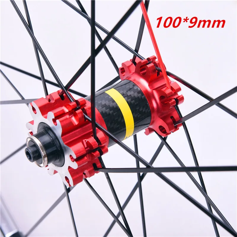 Cheap MTB  crossride  disc Carbon flower Hub drum mountain bike seal wheelset rolling bearing, six holes,  26 27.5 29 DISC wheels 2