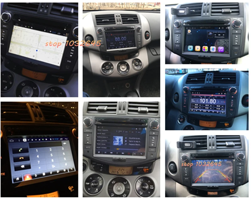 Sale Android 8.1 Car GPS Navigation for Toyota RAV4 2006 2007 2008 2009 2010 2011 2012 Car DVD Player Cortex A7 Quad Core 16GB 1