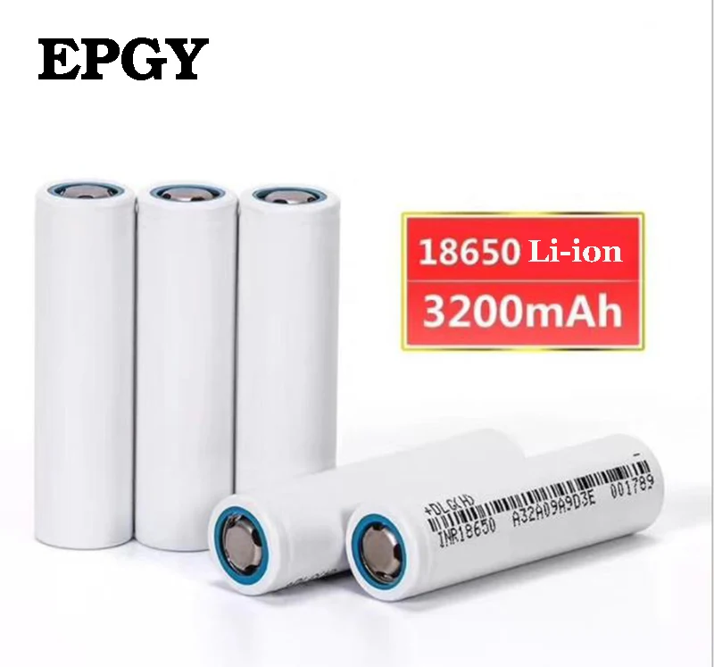 EPGY 3 7 v 3200 mah 18650 литиевая аккумуляторная батарея для фонарика и электронных