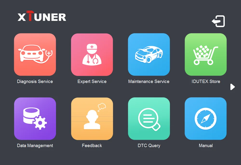 xtuner-e3-software-main-interface