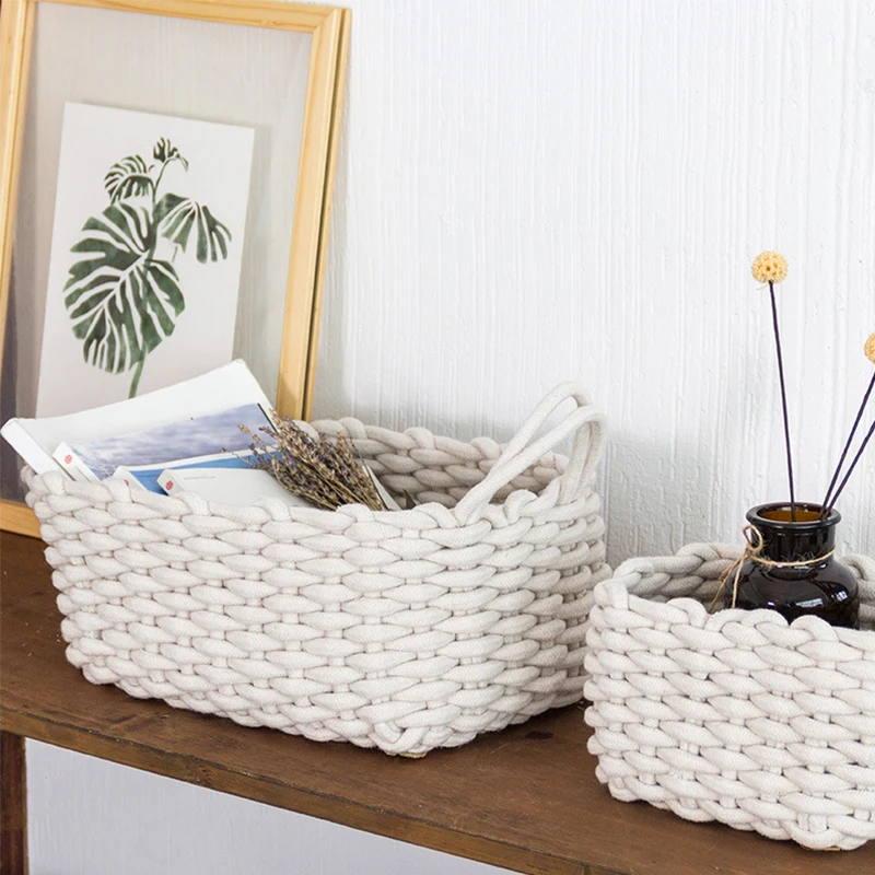

Manual Cloth Baskets Portable Storage Organizer Baby Clothes Gadgets Sundries Cosmetics Toys Home Organization Accessories Item