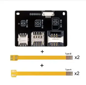 

Nano SIM Activation Tools Converter to Smartcard IC Extension Card FPC Cable for Mobile Tablet Micro & Nano SIM Card Adapter Kit