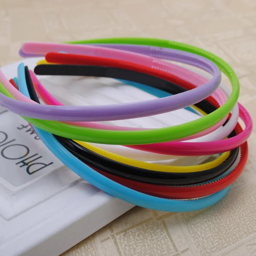 

10pieces/lot muti-color 8mm width plastic simple candy color hairbands with teeth fashion wemen headbands tiaras 2015 NEW