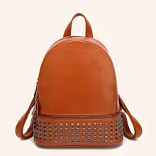 Женщины Рюкзак PU Solid Женская Bagpack Mochila Feminina Молодежь Подростковые Рюкзаки для Девочек-Подростков Sac Dos Femme Мешки