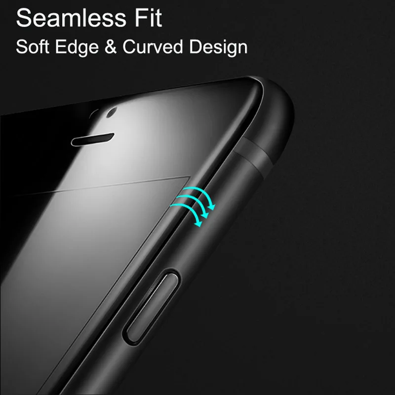 3D soft edge glass for iphone 8