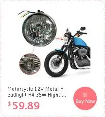 4,7" Chrome 12 В мотоцикл пулевидная Фара подходит для Harley Yamaha Chopper