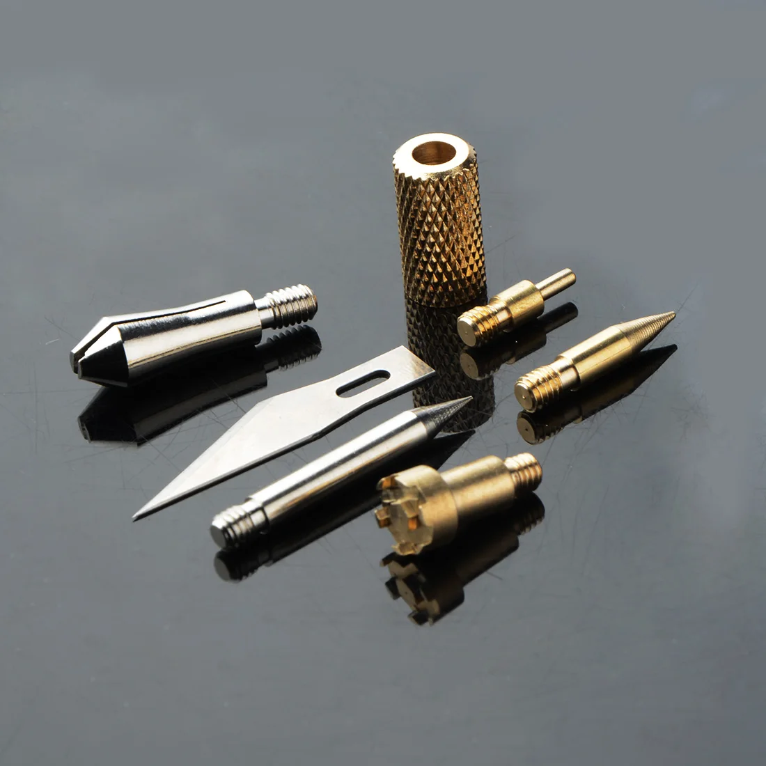 

6 in 1 carved iron head Pen Set Welding Tips & Stencil Set Soldering Iron Carving Tools For DIY Craft soldering accessories