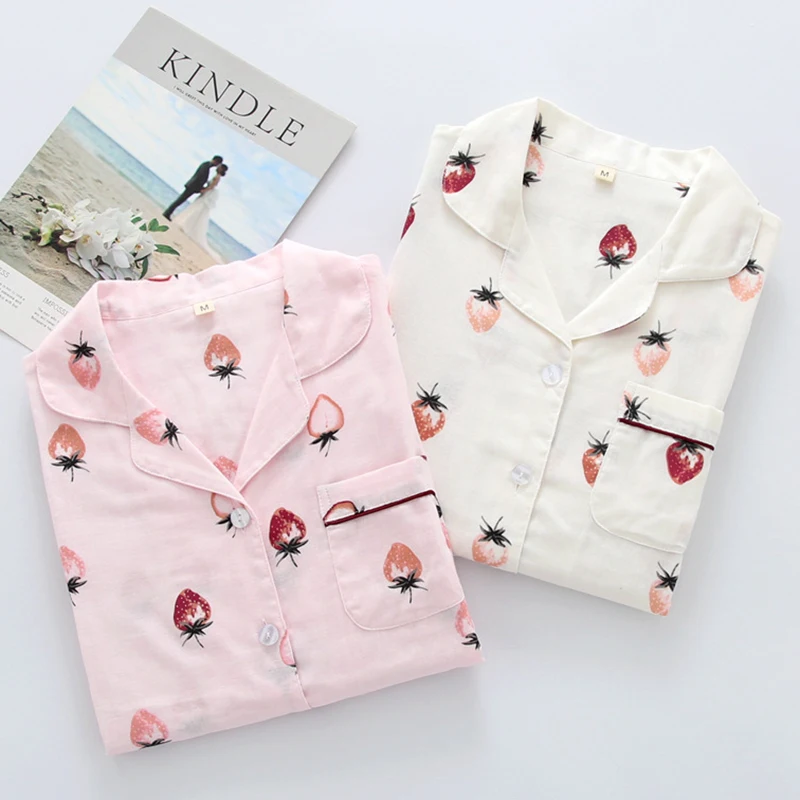 Милый розовый 100% хлопок пижамы для женщин наборы для ухода за кожей Новинка 2019 года с длинными рукавами Домашняя одежда 2 шт