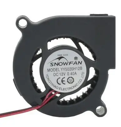 12V 5020 0.4A YY5020H12B 2 Линейный вентилятор шаровая воздуходувка диагональный шаг 58 мм |