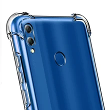 Xinwen чехол на заднюю панель телефона, чехол, чехол для huawei honor 8x8 x силиконовые прозрачные мягкие аксессуары из ТПУ протектор