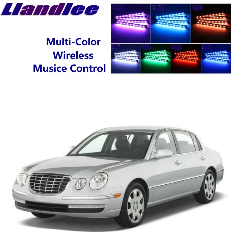 

Liandlee Car Neon Color-Changing Light of Atmibient Inside Footwell Light For KIA Amanti / Opirus 2002~2011