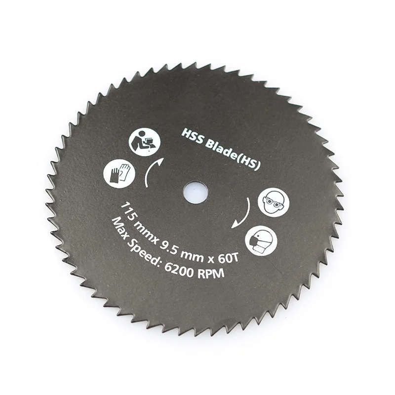 XCAN 1pc 115x9.5mm 60T Nitride Coated Circular Saw Blade For Power Tools Wood Cutting Disc