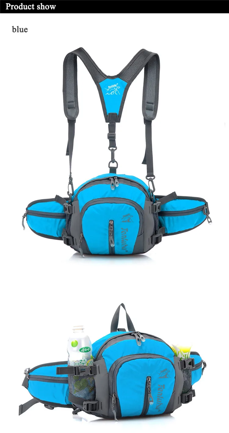 Водонепроницаемая сумка для бега, удобная для путешествий, походная Спортивная поясная сумка, поясная сумка с регулируемым ремнем, спортивная сумка через плечо