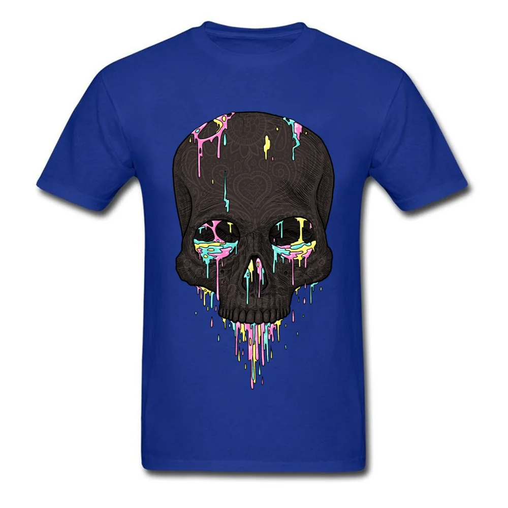 Summer Candy Drips Men's T Shirt 2018 Discount Father Day Short Sleeve O Neck 100% Cotton T Shirt Birthday Tshirts Candy Drips blue