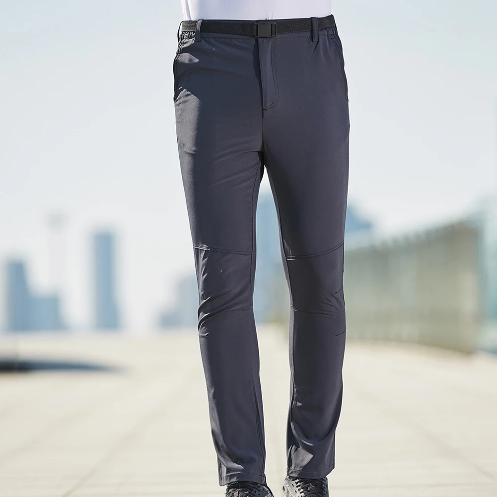Модные летние спортивные штаны для альпинизма, походов, быстросохнущие мягкие мужские однотонные легкие водонепроницаемые мужские
