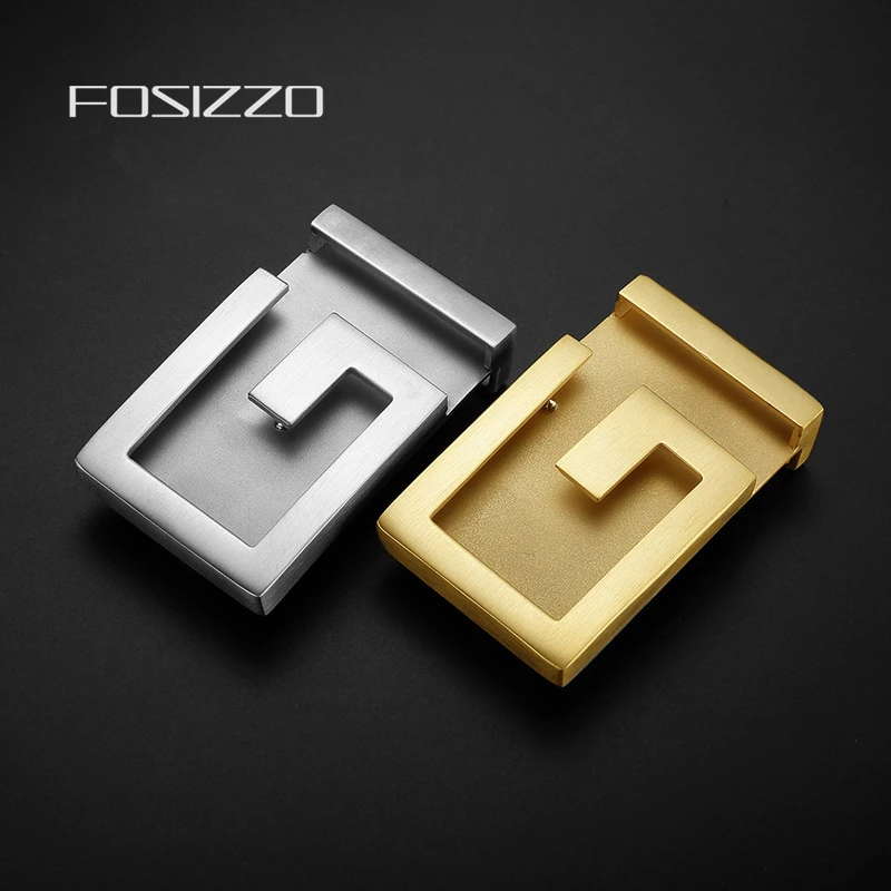

FOSIZZO High Quality Slide Buckle Stainless Steel Not Easy Rust and Paint Off Buckle Width 3.8CM (Fit 3.4-3.8CM Strap) ZG38