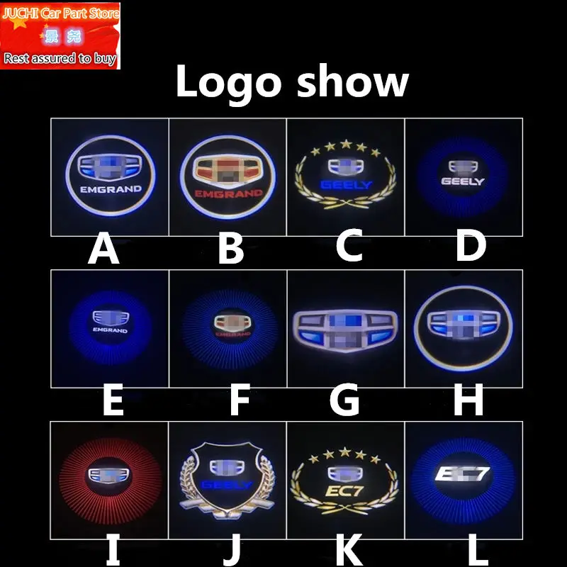 Автомобильная подсветка двери привидение светильник для Geely Emgrand 7 EC7 EC715 EC718 Emgrand7 E7