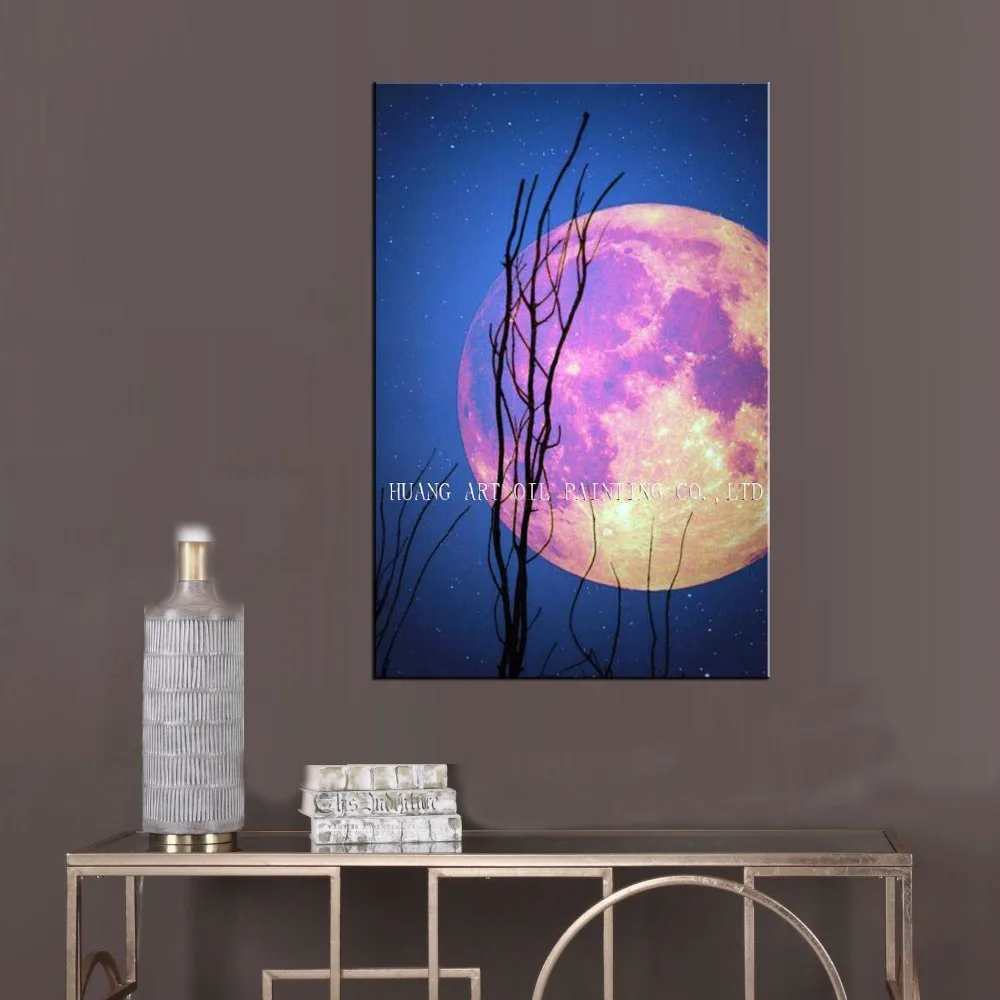 Oil Art & Collectibles Night scenery oil painting night scene artwork