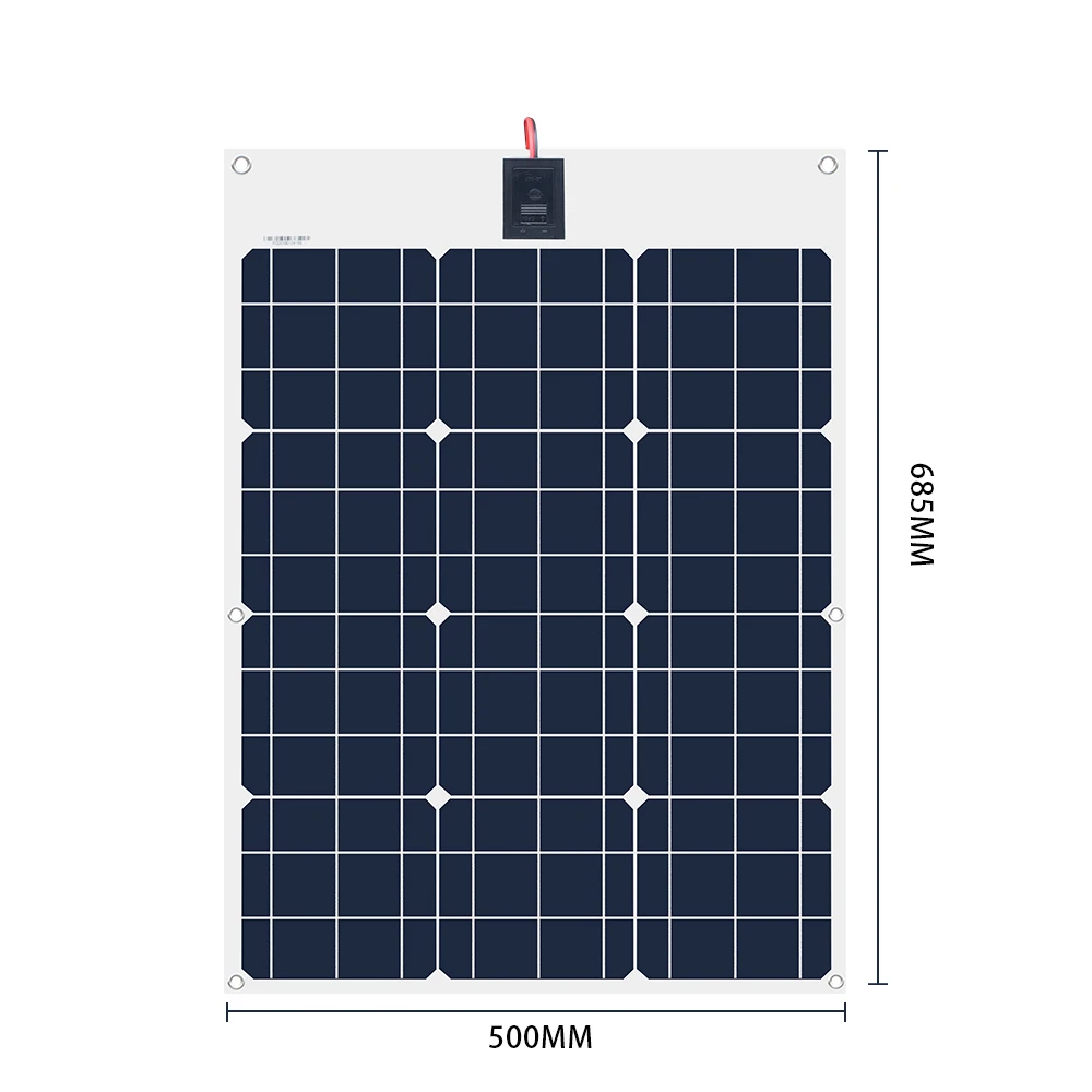 Xinpuguang 50W 18V Solar Battery Flexible Solar Panel 12V 24v Controller +10A Solar System Kits for Fishing Boat Cabin Camping