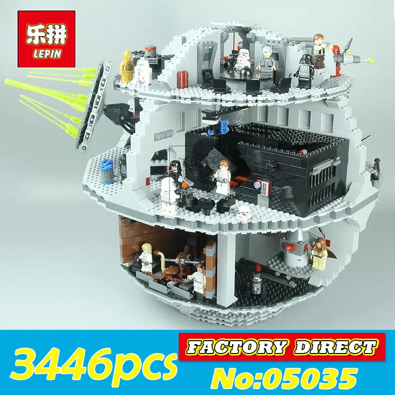 

LEPIN STAR WAR-S 05026 05035 Death Star II The Second GeneratioCompatible 10188 Building Blocks Bricks Toys For Children Gift