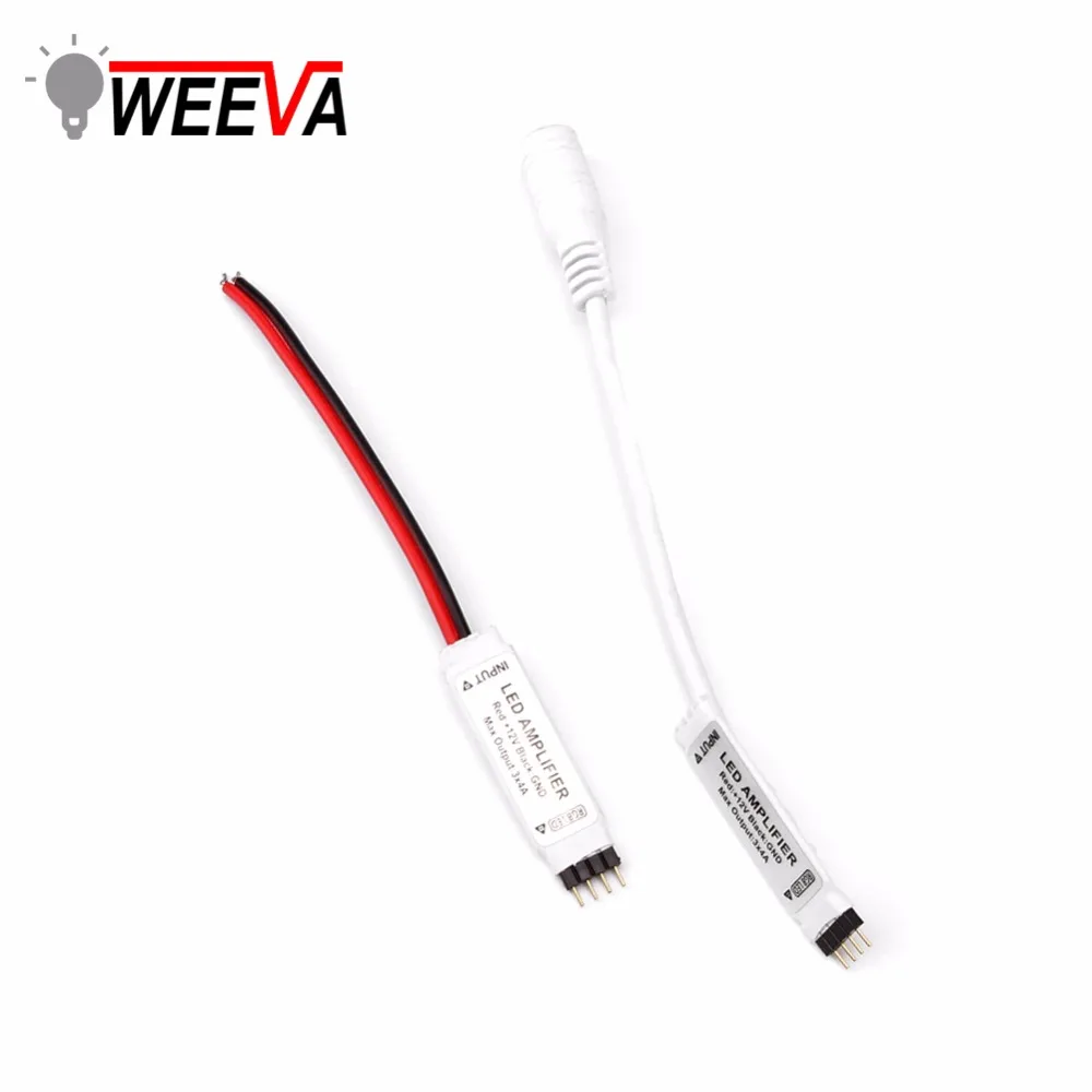 

RGB LED Strip Amplifier DC12V 3 * 4A Mini Amplifier for LED RGB LED Strip Power Repeater Console Controller