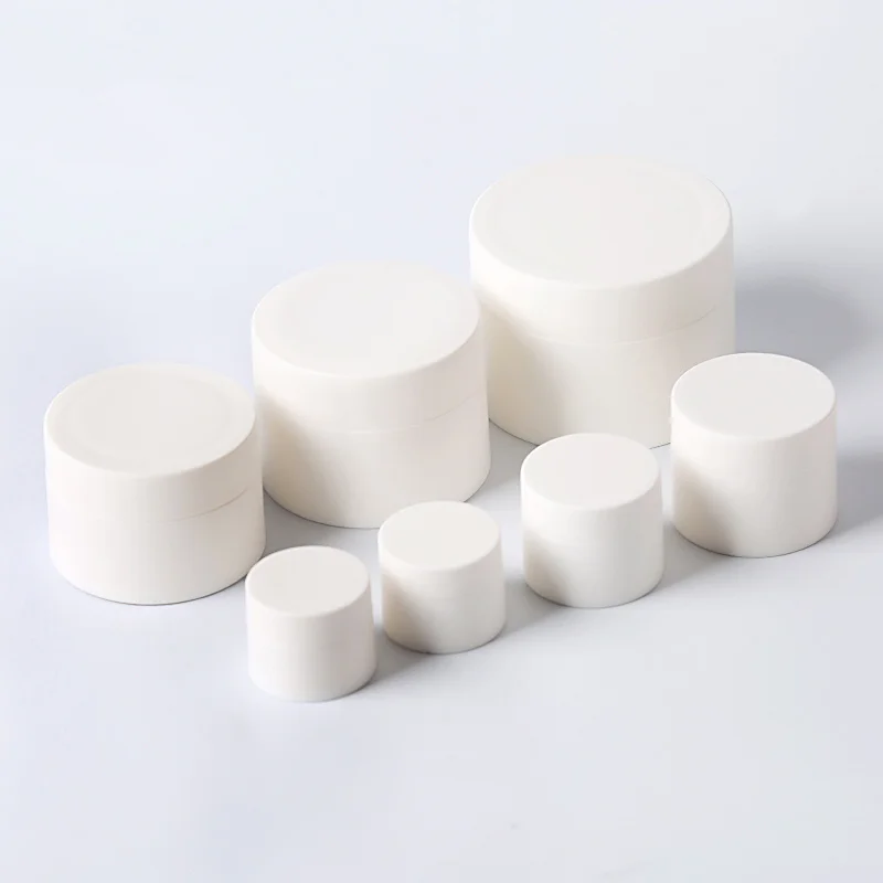 

12pcs 3g 5g 10g Refillabe Bottles white matte bottles face cream or eye cream jar cosmetics packages
